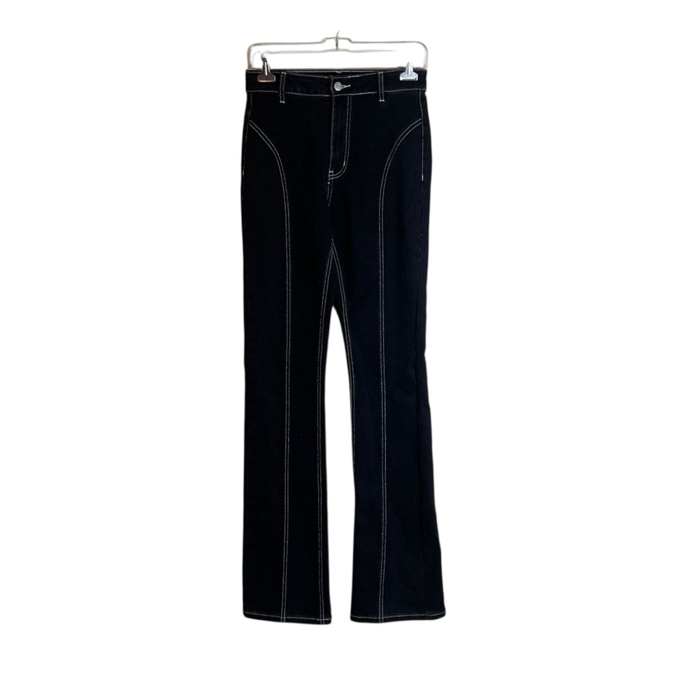 24 Colours black boot‎ cut jeans. Size 38 long